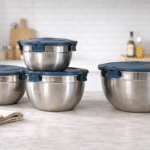 Bowl de Acero Inoxidable con Tapa Hermética