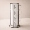 Set de Tazas para Café con Soporte Metálico